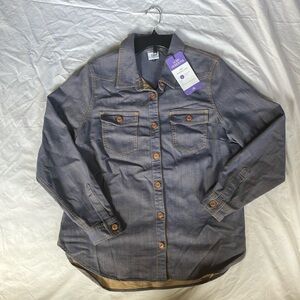 CAbi Workshop Jacket - Purple Jean Jacket Classic Denim Style - #4299